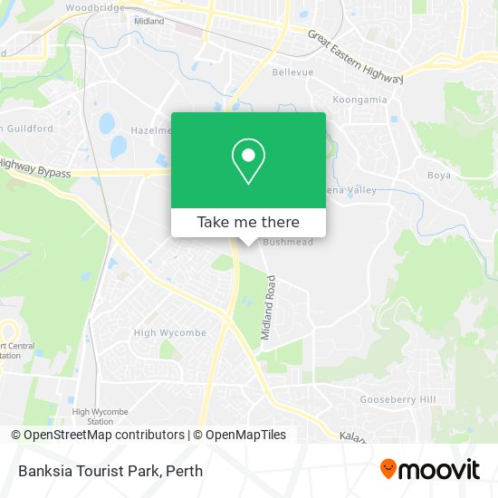 Banksia Tourist Park map