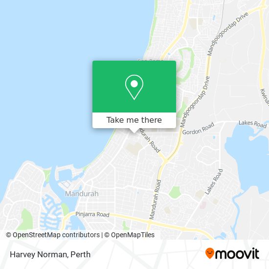 Harvey Norman map