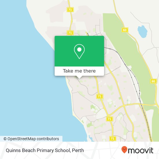 Mapa Quinns Beach Primary School