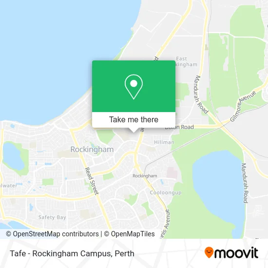 Mapa Tafe - Rockingham Campus