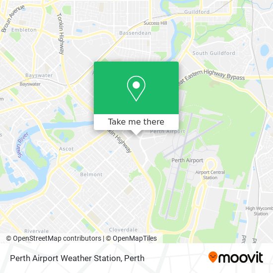 Perth Airport Weather Station map