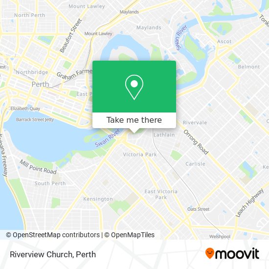 Mapa Riverview Church