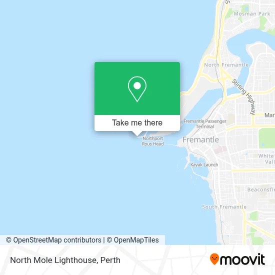 Mapa North Mole Lighthouse