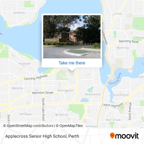 Applecross Senior High School map