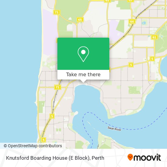 Knutsford Boarding House (E Block) map
