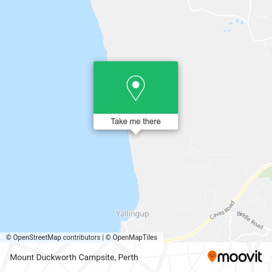 Mt Duckworth Campsite map