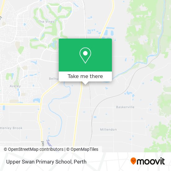 Upper Swan Primary School map