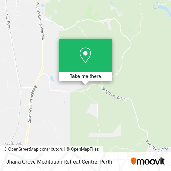 Jhana Grove Meditation Retreat Centre map