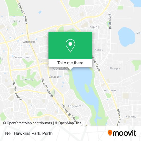 Neil Hawkins Park map
