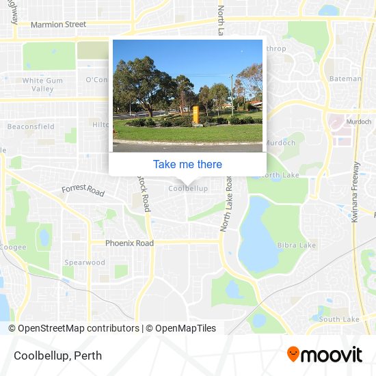 Mapa Coolbellup