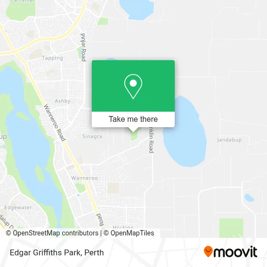 Mapa Edgar Griffiths Park