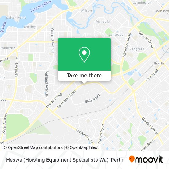 Heswa (Hoisting Equipment Specialists Wa) map