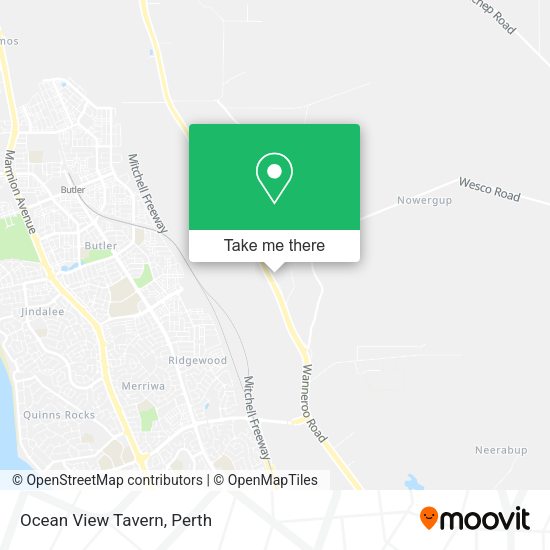 Ocean View Tavern map