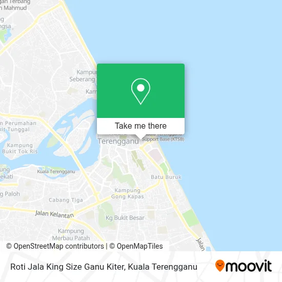Roti Jala King Size Ganu Kiter map
