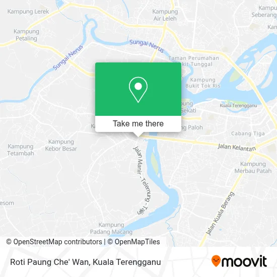 Roti Paung Che' Wan map