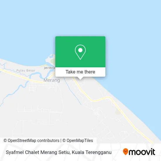 Syafmel Chalet Merang Setiu map