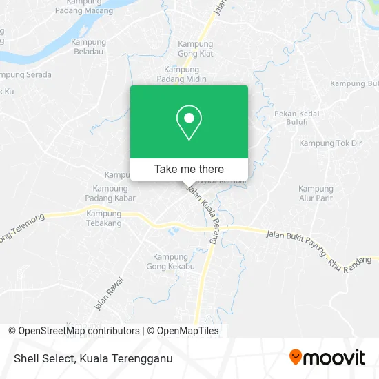 Shell Select map