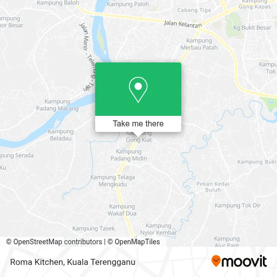 Roma Kitchen map