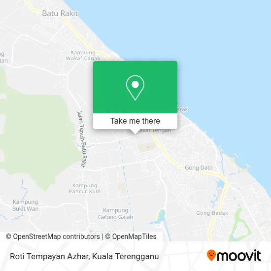 Roti Tempayan Azhar map