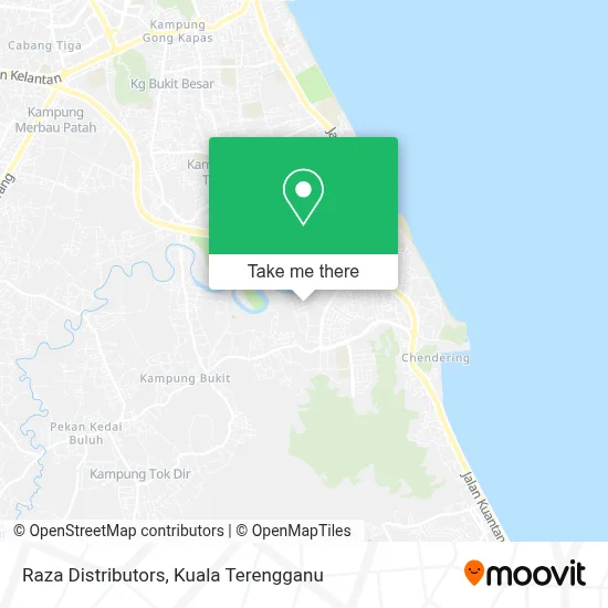 Raza Distributors map