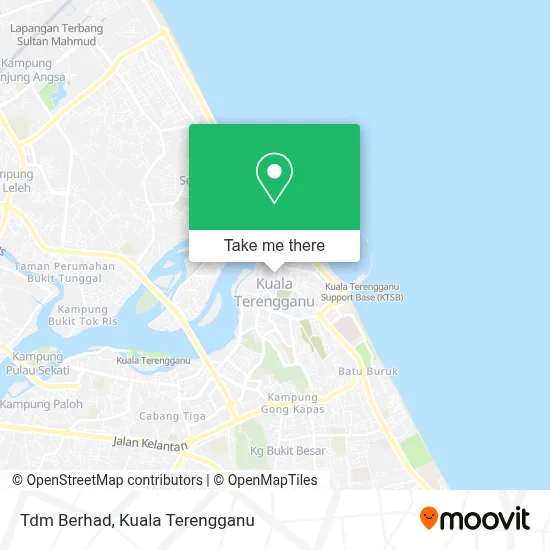 Tdm Berhad map