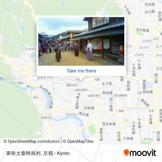 東映太秦映画村 map