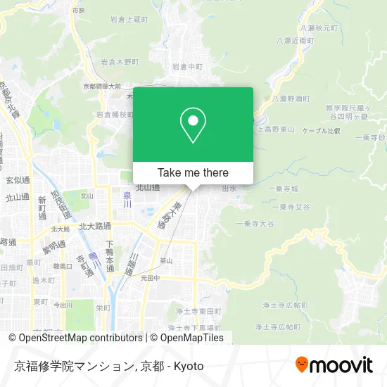 京福修学院マンション map