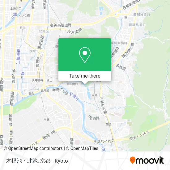 木幡池・北池 map