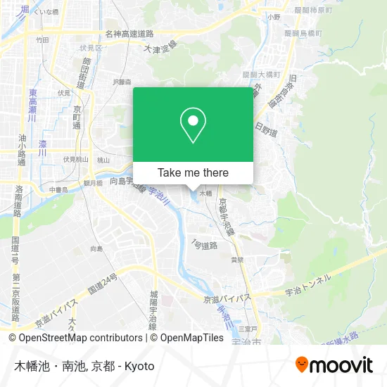 木幡池・南池 map