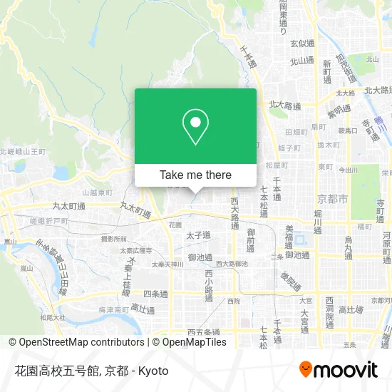 花園高校五号館 map