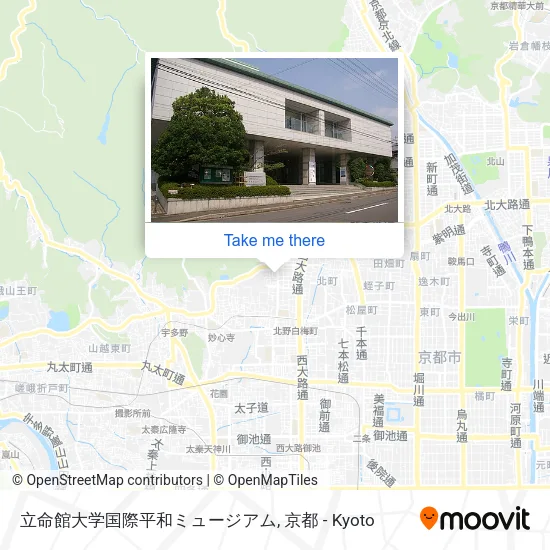 立命館大学国際平和ミュージアム map