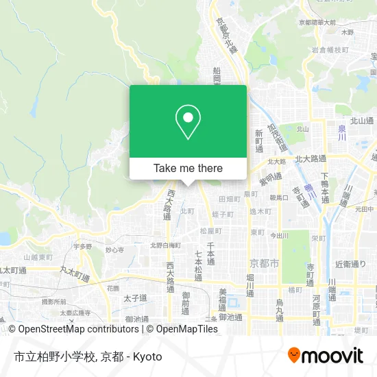 市立柏野小学校 map