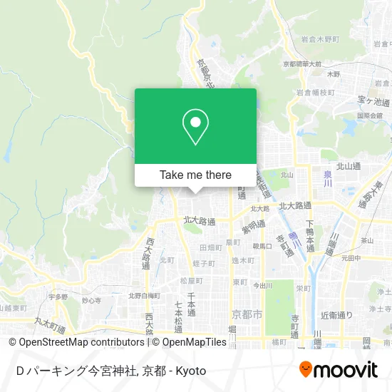 Ｄパーキング今宮神社 map