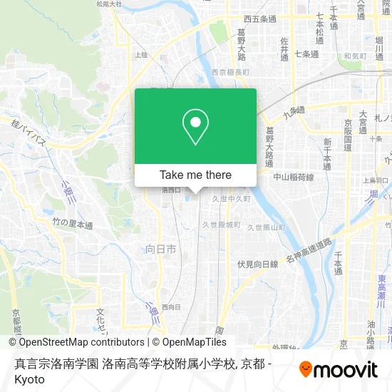 真言宗洛南学園 洛南高等学校附属小学校 map