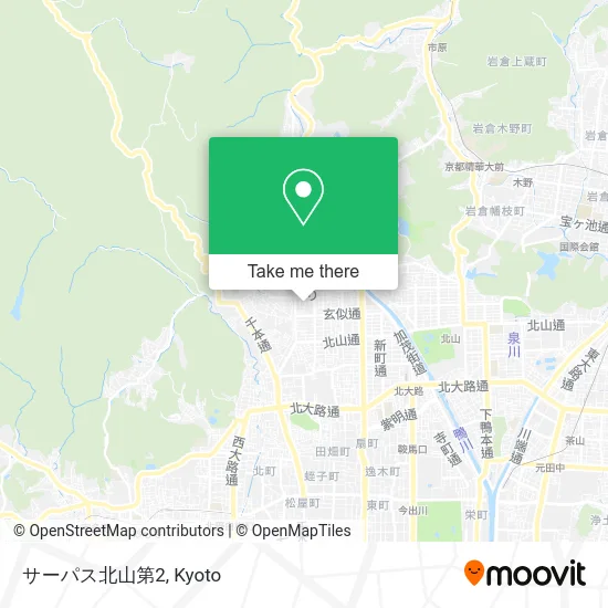 Serpas North Mountain Second map