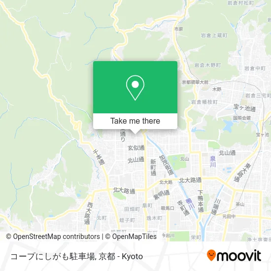 コープにしがも駐車場 map
