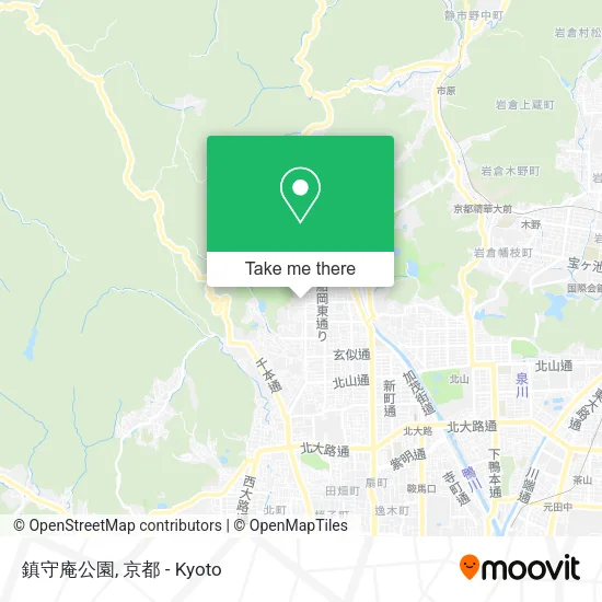 鎮守庵公園 map