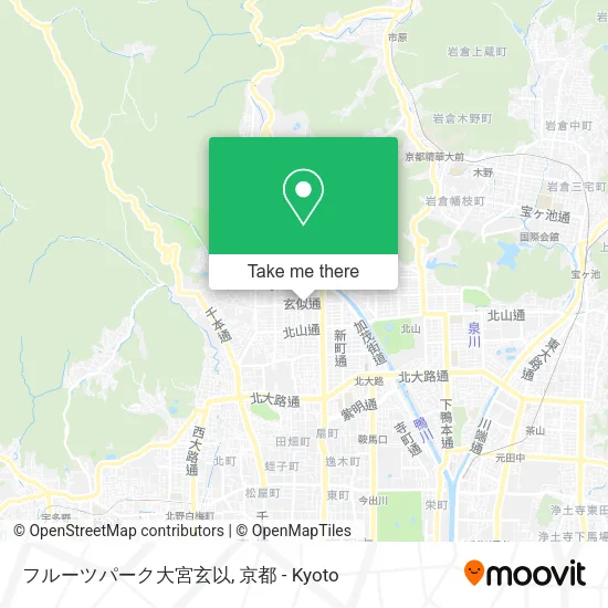 フルーツパーク大宮玄以 map