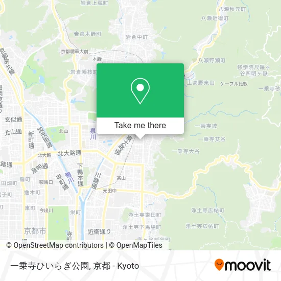 一乗寺ひいらぎ公園 map