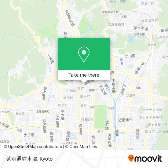 紫明通駐車場 map