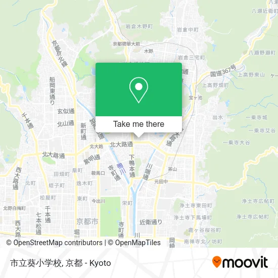 Municipal Aoi Elementary School map