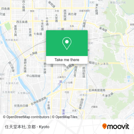任天堂本社 map