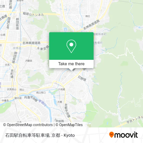 石田駅自転車等駐車場 map