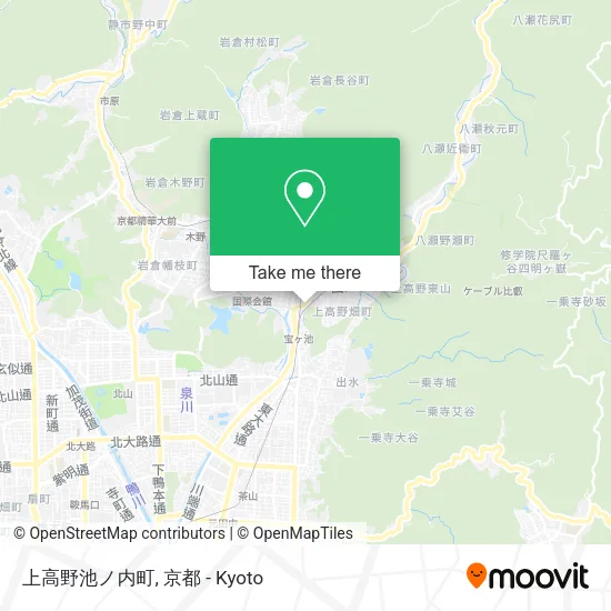 上高野池ノ内町 map