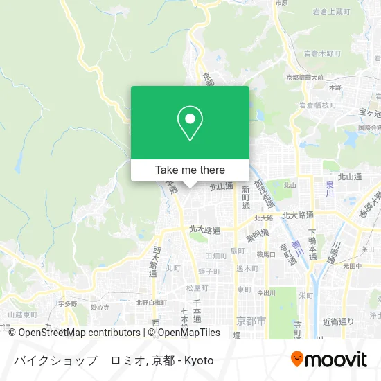 バイクショップ　ロミオ map