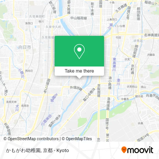 かもがわ幼稚園 map