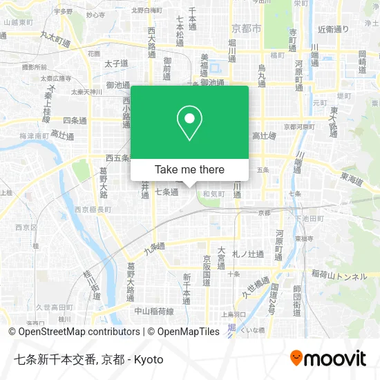 Seventh Street New Senbon Police Box map