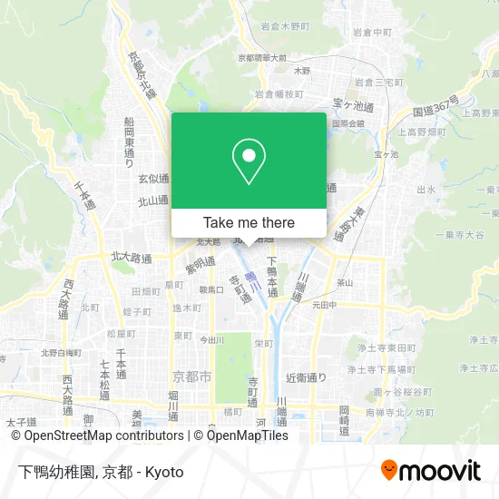 下鴨幼稚園 map
