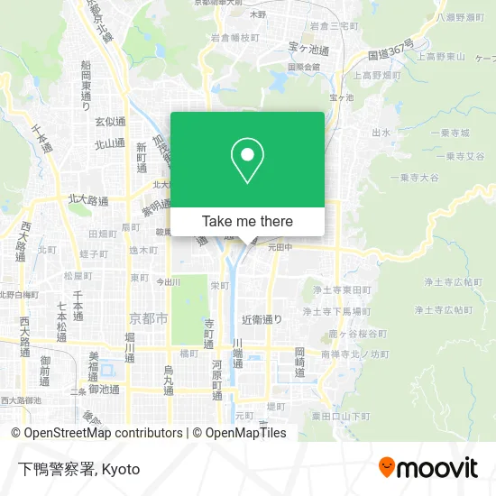 Shimogamo Police Station map