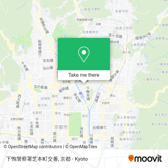 下鴨警察署芝本町交番 map